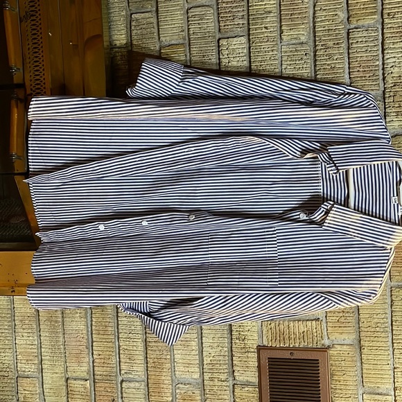 Long Sleeve Striped Button Blouse - Picture 1 of 1